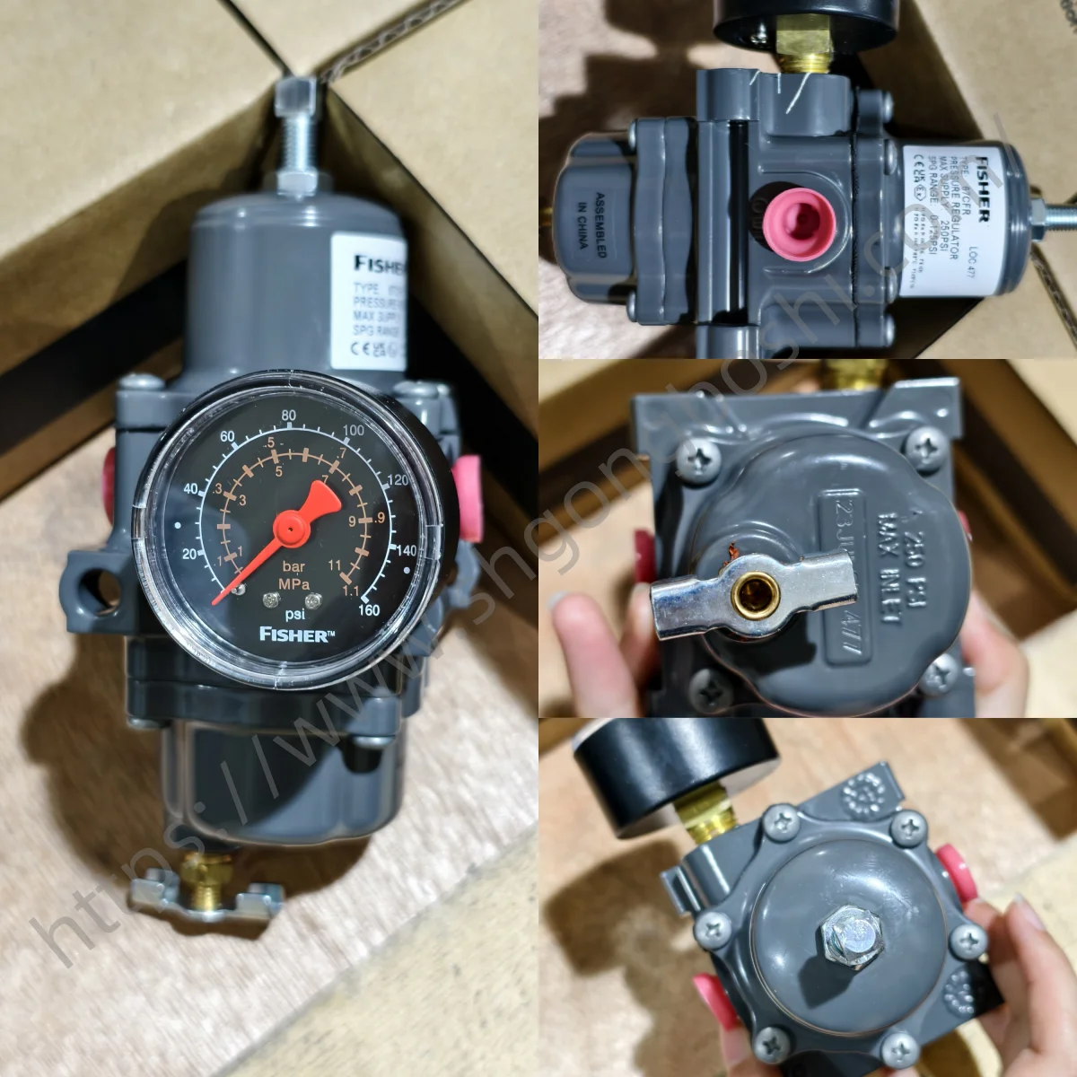 Фото Fisher Fieldvue DVC6200 Цифровой контроллер клапана 4-20 мА HART 145, регулятор давления PSig WUZHONG, китайский OEM пневматический клапан №4