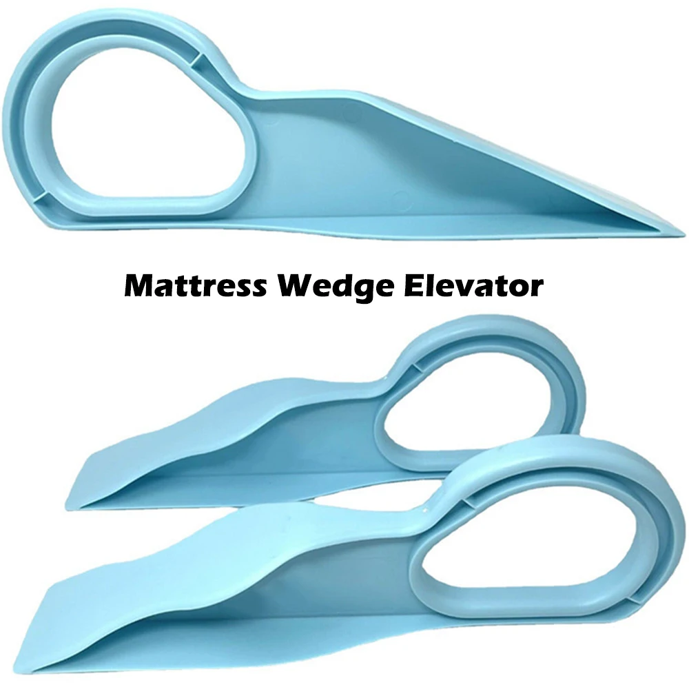 

Ergonomic Mattress Wedge Elevator Bed Making Tool Mattress Lifter 4-5 Inch Alleviate Back Pain ABS Labor Saving