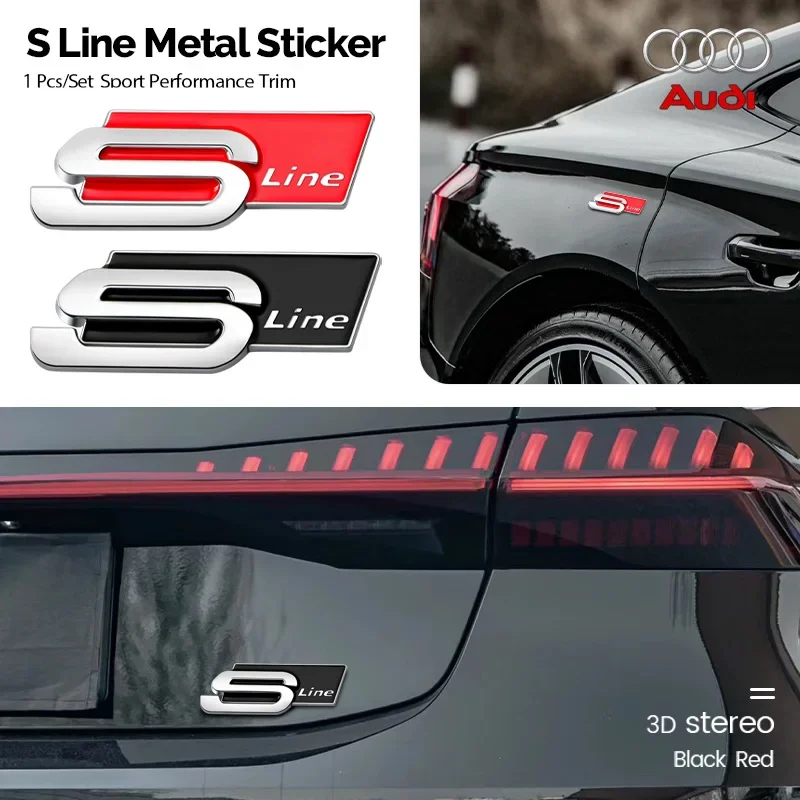 1 шт. металлический логотип S Line Car Bod1 автомобильный Стайлинг автомобиля украшение