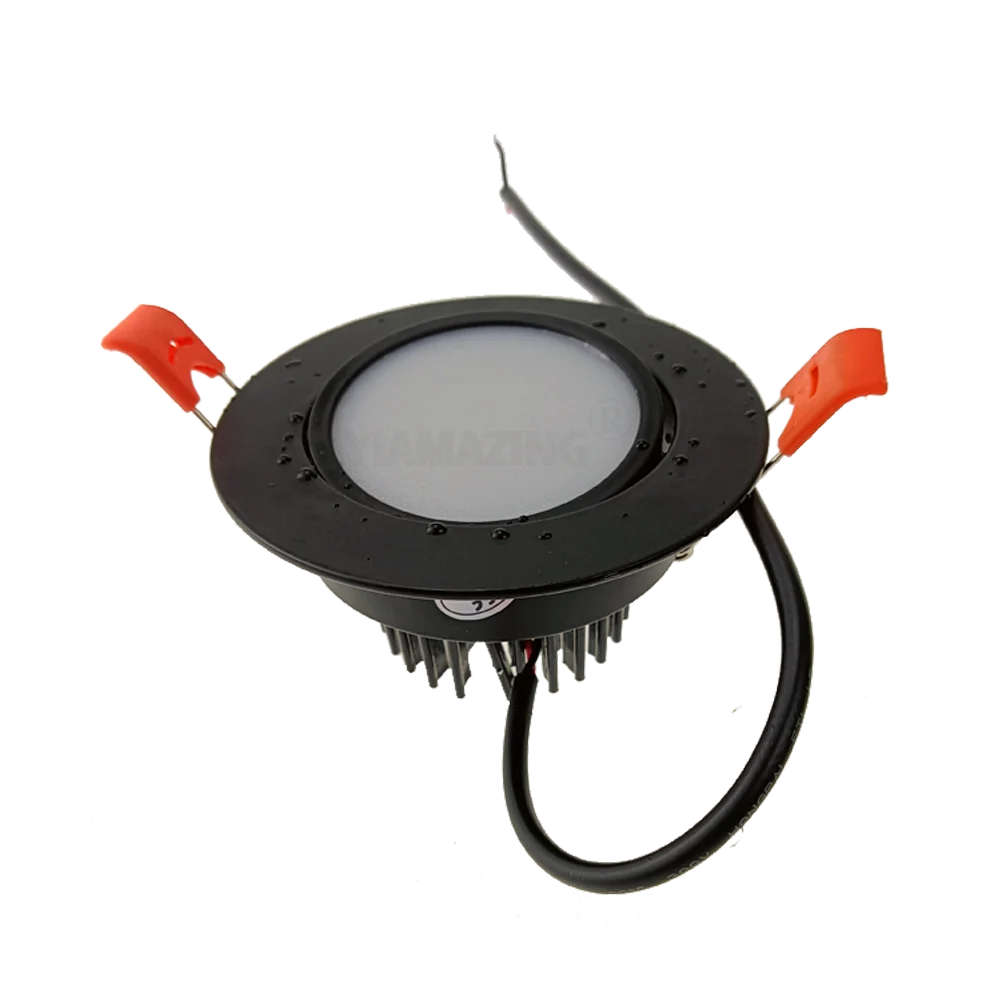 Фото Поворотный светодиодный светильник постоянного тока 12 В IP65 IP66 IP67 Открытый водонепроницаемый 6 Вт 9 Вт 12 Вт Кухня Ванная комната Туалет Карниз Потолочный светильник Точечный светильник №3
