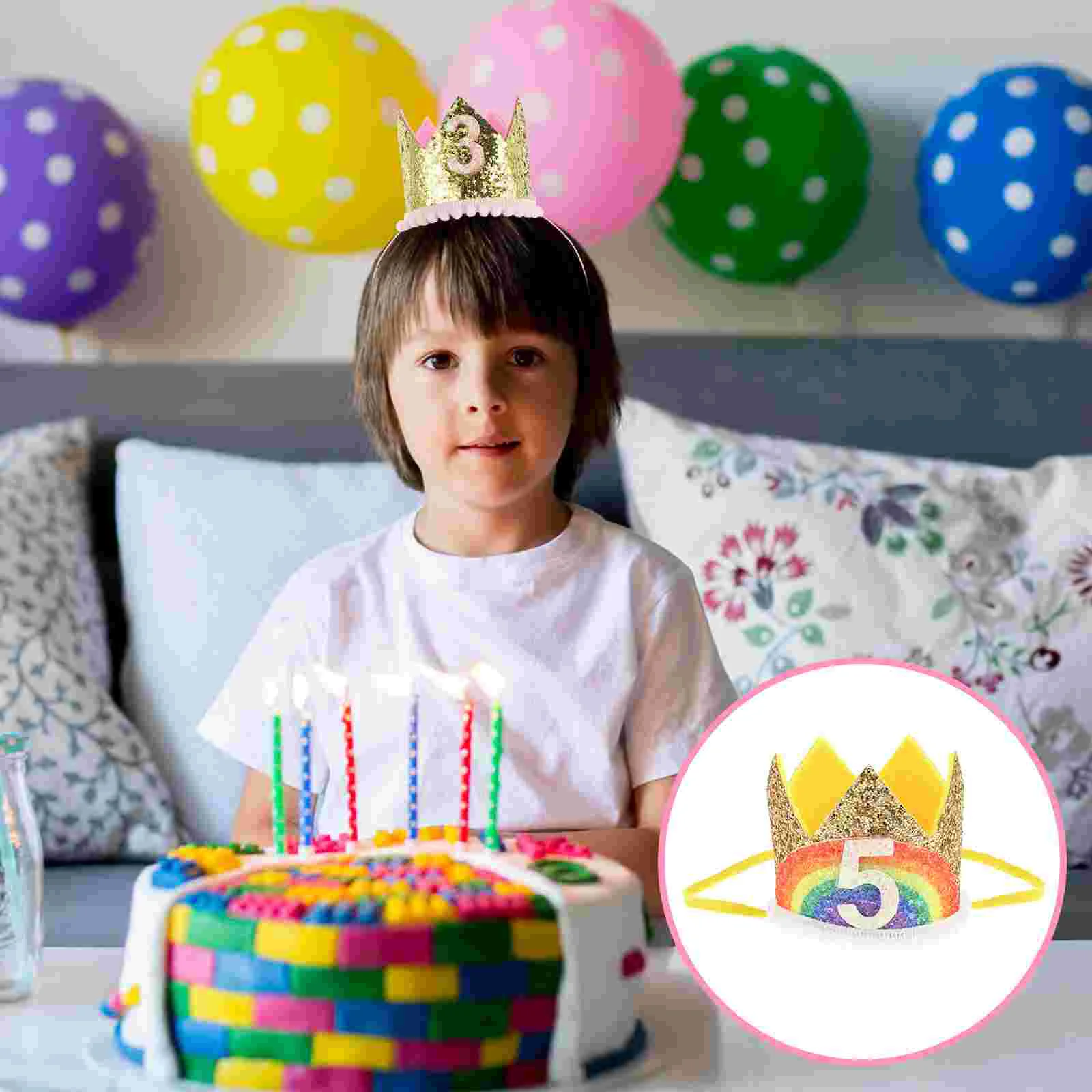 

Birthday Baby 3Rd Third Hat Party Hairheadband Tiara Headdress Unique Girl Accessorieskids Hairband Headbands Favor Bandnumber
