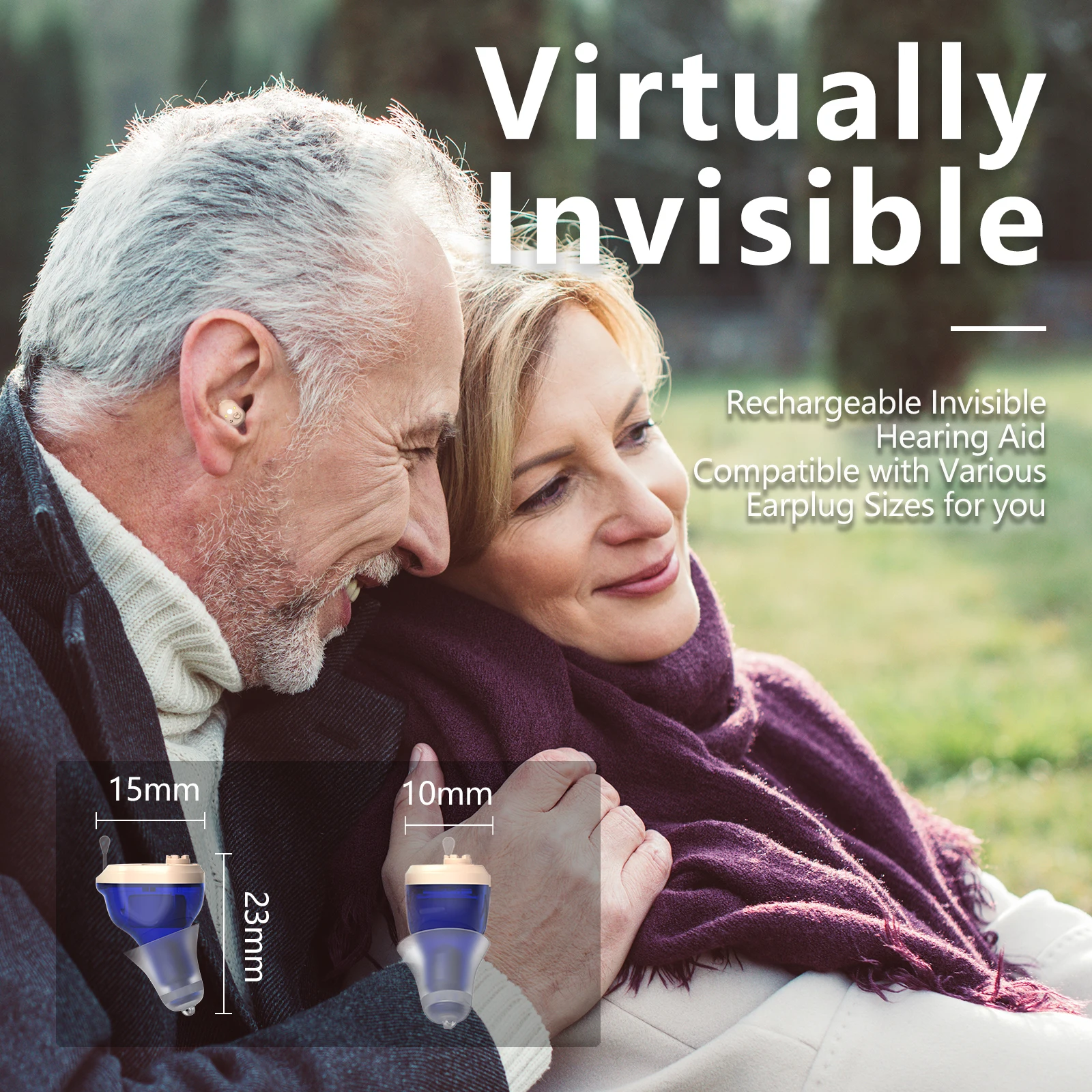 Экономичный производитель слуховых аппаратов CIC перезаряжаемый беспроводной