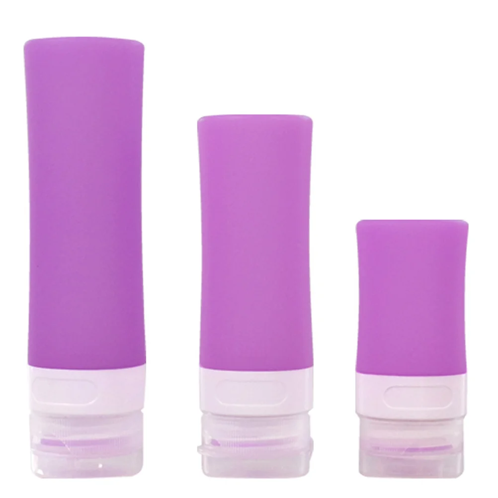 

4 шт., силиконовые бутылки для путешествий, 80 мл