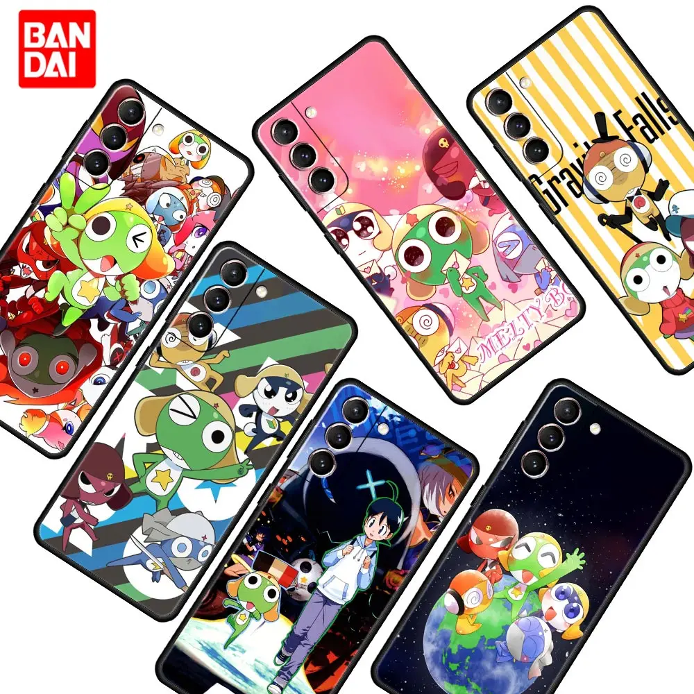 

Keroro Cartoon Phone Case for Samsung Galaxy S22 S21 S20 S10 Plus Ultra 5G S22Plus S22Ultra Capa Casing Capinha Silicone