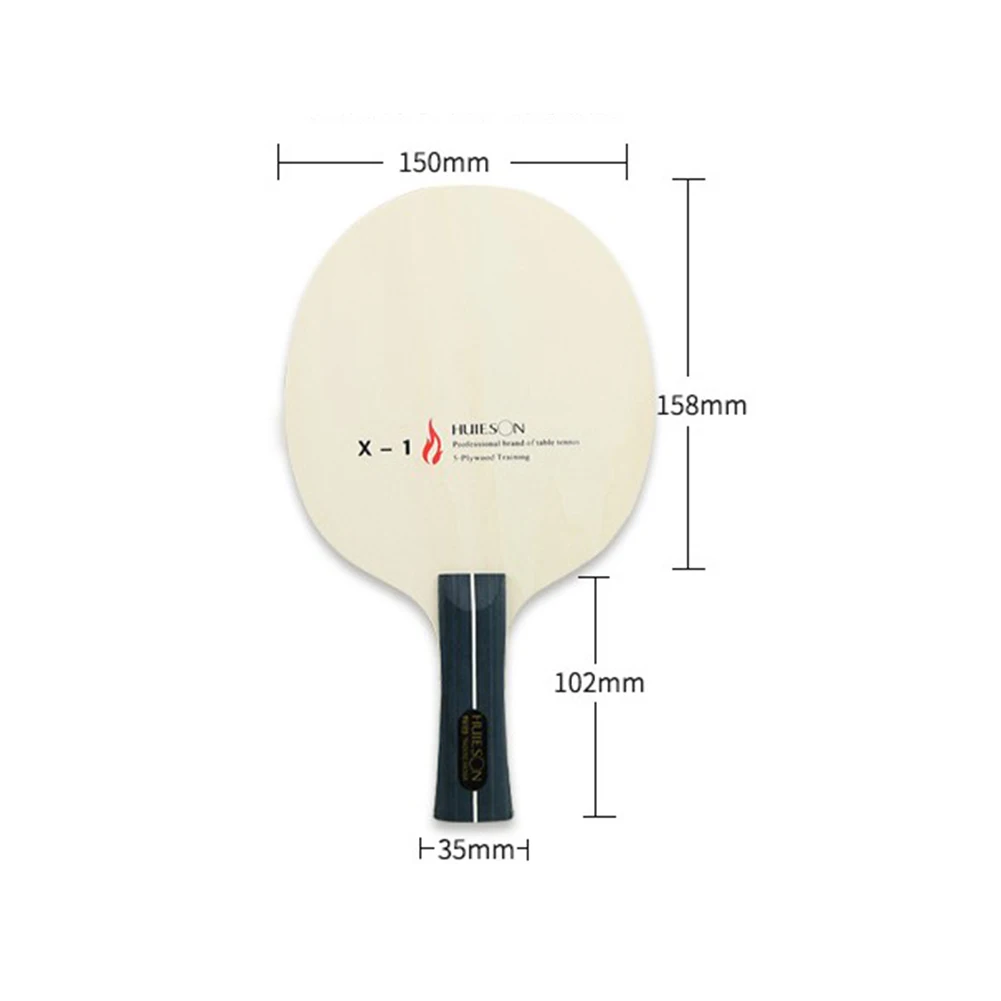 

Ракетка для настольного тенниса, 1 шт., 85 г, аксессуары, длинная ручка, пинг-понг, сменная деревянная ракетка из чистого дерева, высокое качество
