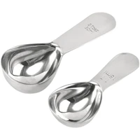 coffee spoon 304 stainless steel with scale household milk powder kitchen seasoning cornstarch measuring spoon accessories