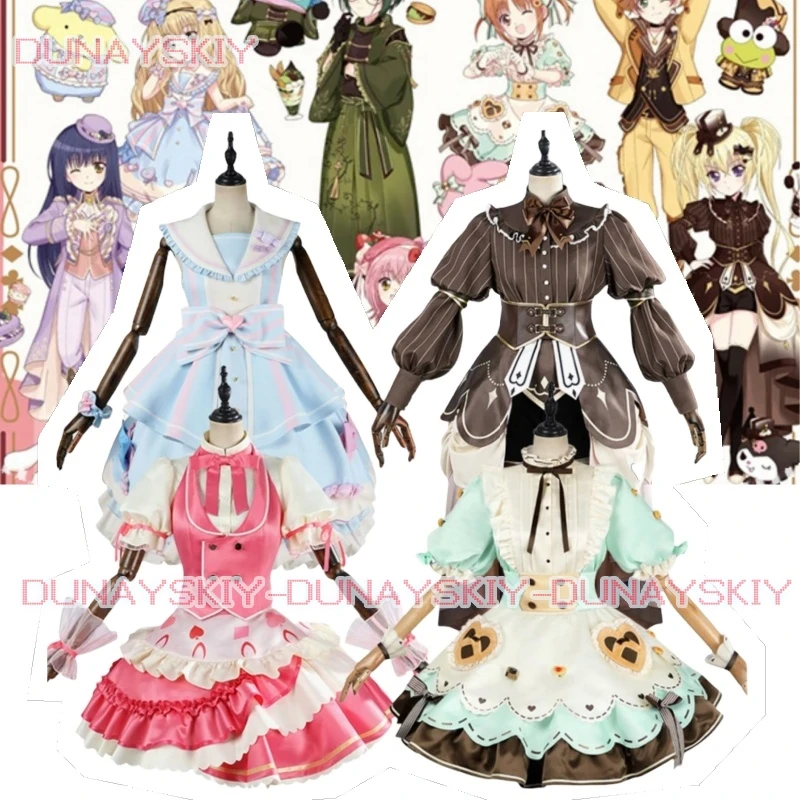 Аниме Shugo Chara Yuiki Yaya Mashiro Rima костюмы для косплея Lolita платье женский костюм на