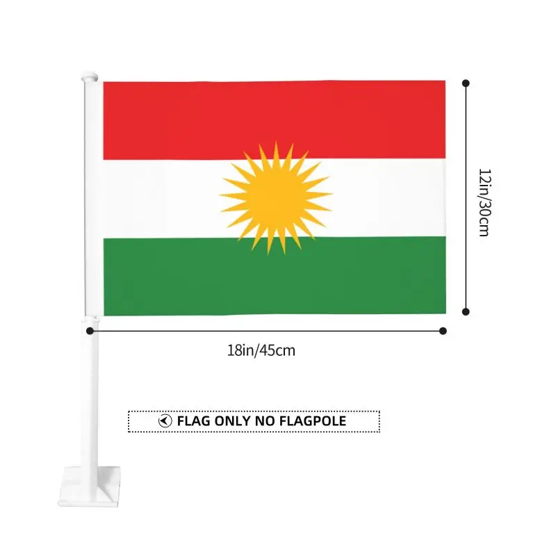 12x18 дюймов флаг Курдистана 30x45 см автомобильные флаги