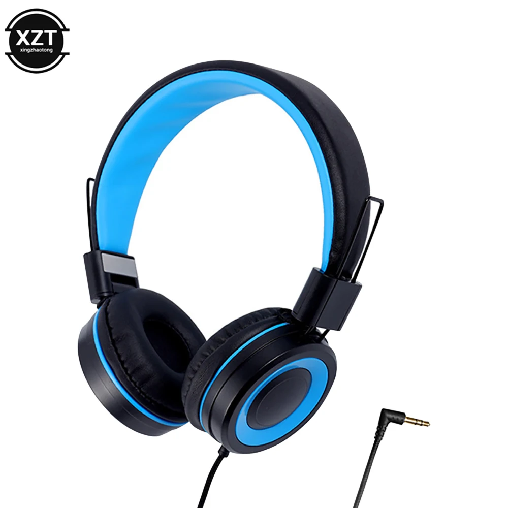 

Kids Headphones Adjustable Foldable 3.5mm Wired Earphone With Mic Stereo Headset for Girls Boys Gift Online Learning Earbuds