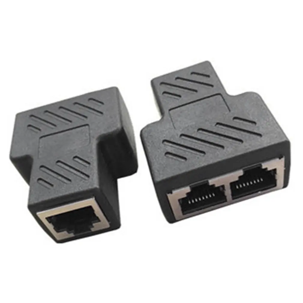 

Разветвитель сетевого кабеля DZ517 1 шт., переходник с 1 на 2 разъема LAN RJ45, удлинитель