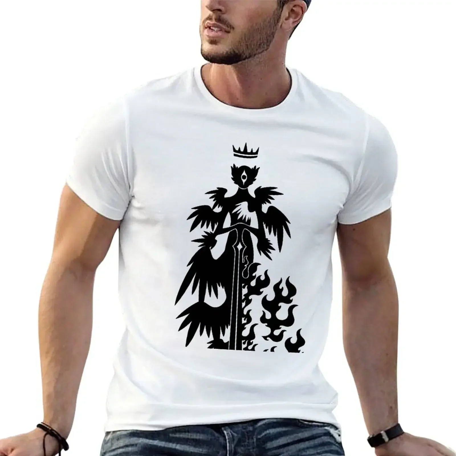 SCP-001-футболка The Gate Guardian рубашки с рисунком аниме футболка короткими рукавами