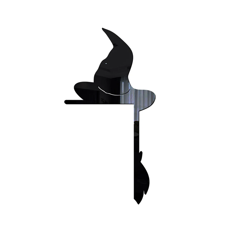 Угловой знак на дверь Хэллоуин тыква летучая мышь паутина черный деревянный