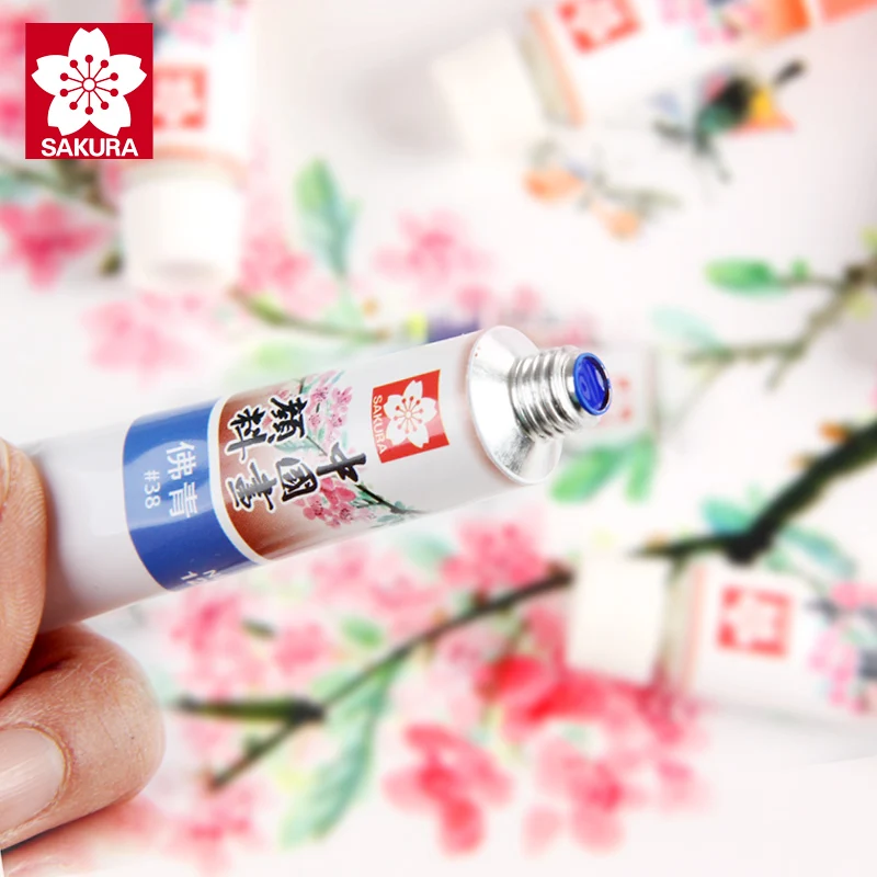 

1 шт., пигмент для китайской живописи сакуры, 12 мл