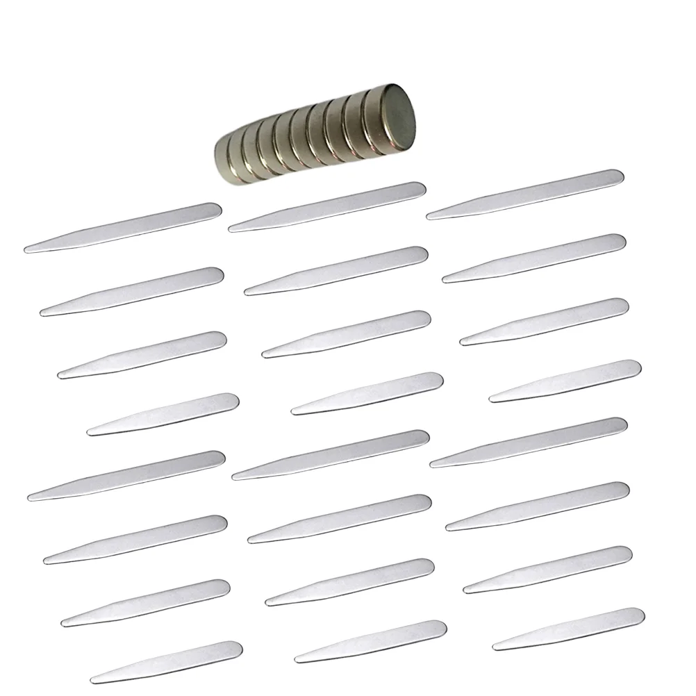 

Collar Stay Durable Stainless Steel Prime Collar Stay Stiffener for Shirt Business Party