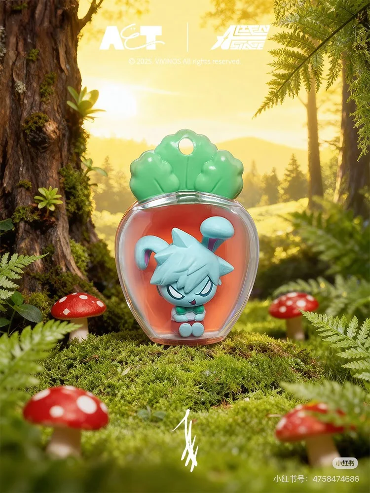 Фото AET Alien Stage Super Mini Radish Blind Box: Милые фигурки-куклы, модные игрушки, подарок на Рождество и День рождения, настольное украшение, брелок для ключей №4