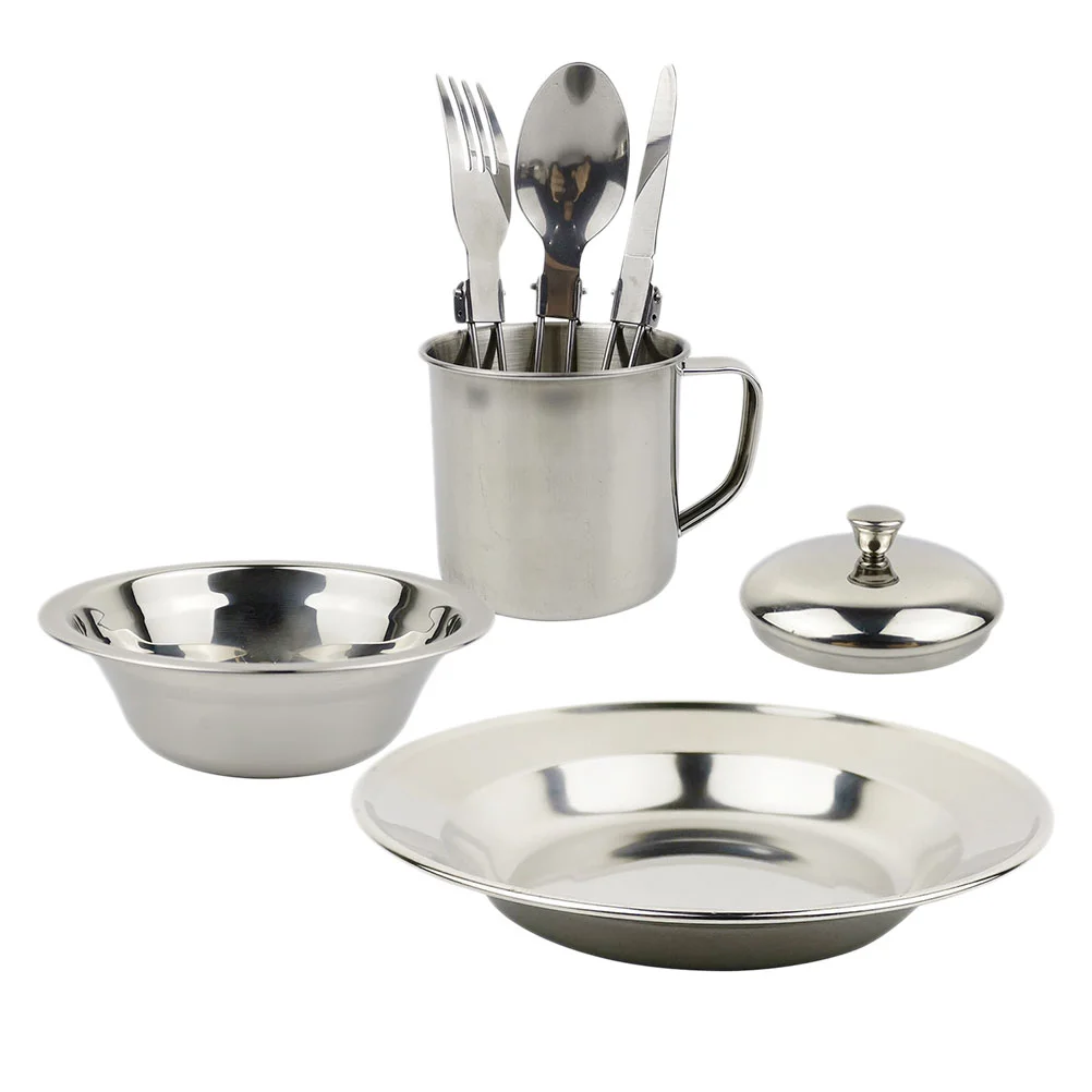 

1 Set of Portable Pot Set Camping Cookware Kit Camping Cookware Supplies for Picnic