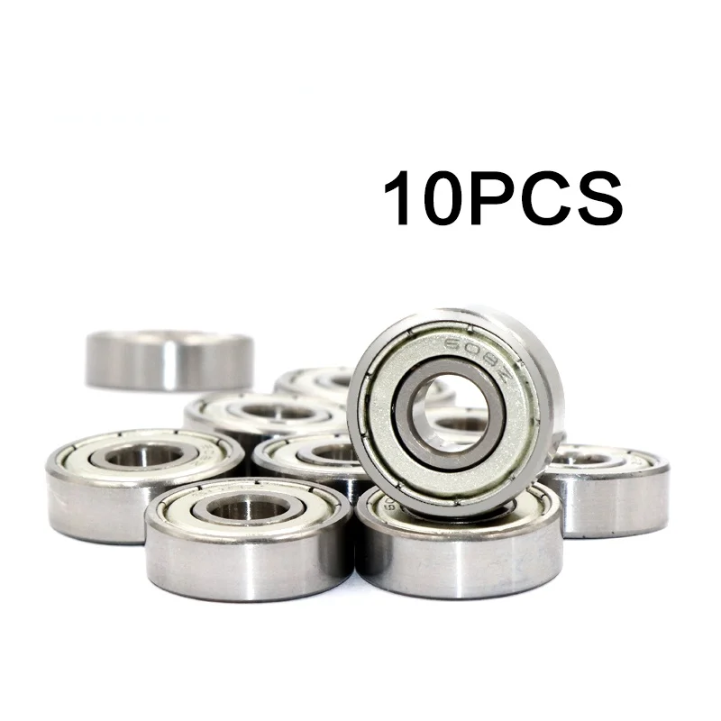 

10pcs Bearing 603 604 605 606 607 608 609 623 624 625 626 627 628zz 2RS 8x22x7mm 3x10x4mm Carbon Steel