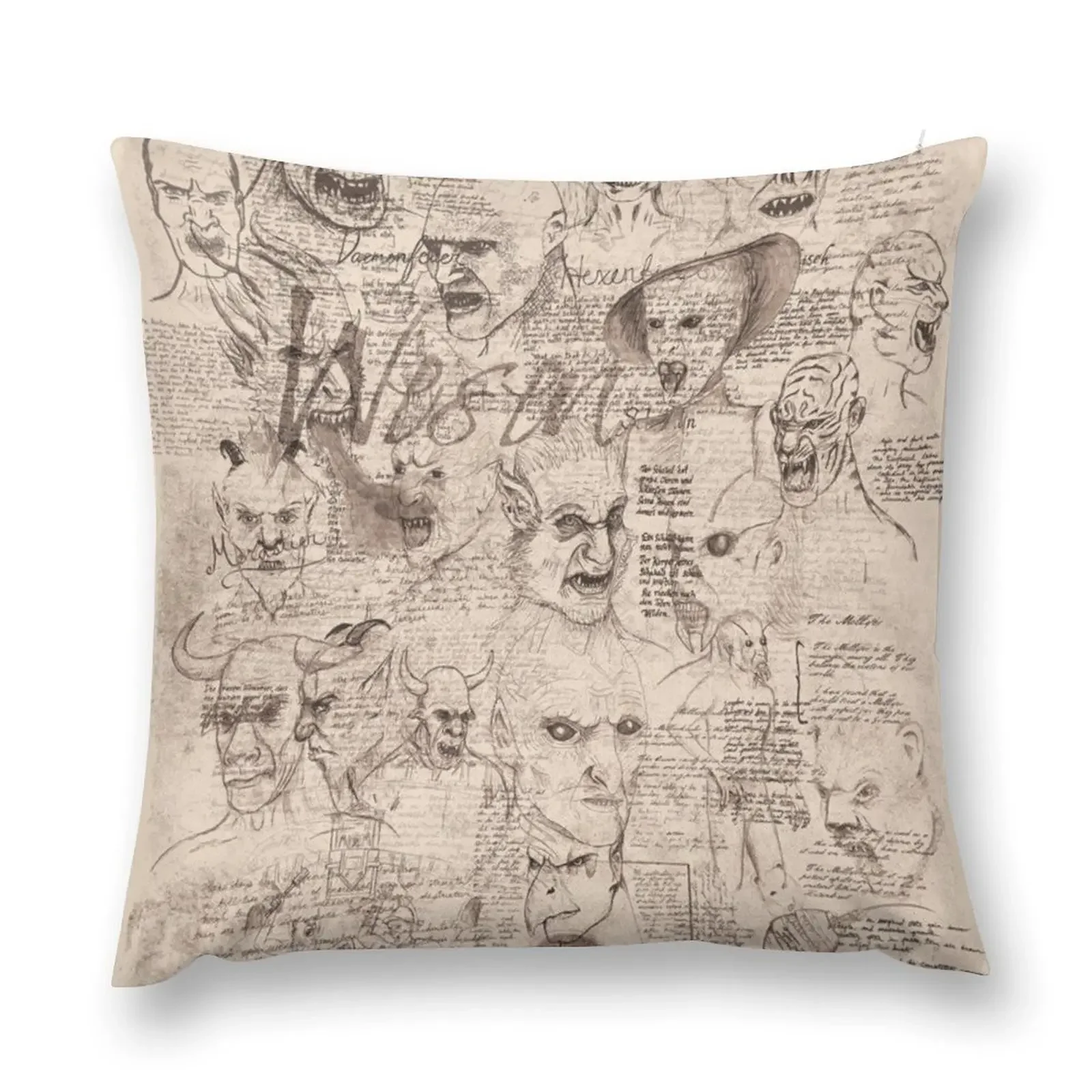 Grimm - Wesen Декоративная подушка Подушки Эстетические предметы домашнего декора