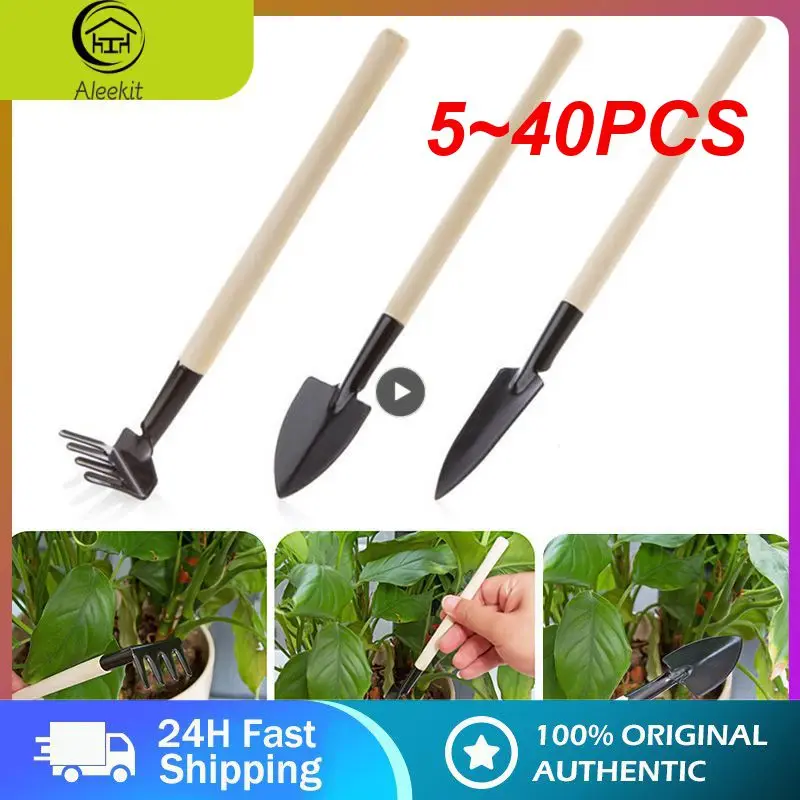 

5 ~ 40 шт., Садовые принадлежности, трехкомпонентная лопатка, грабли, инструменты для посадки, домашний цветочный горшечный инструмент для посадки, инструмент для копания