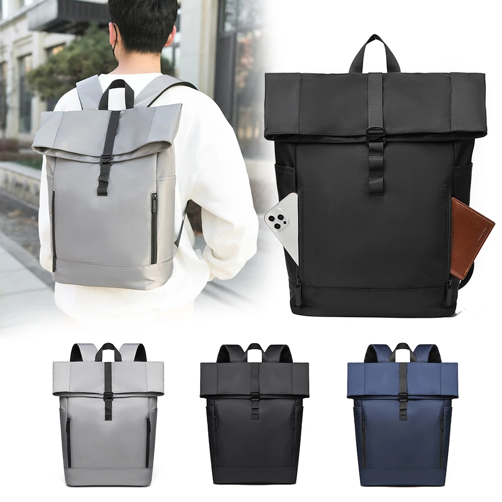 

Мужской деловой рюкзак, дышащий водонепроницаемый школьный ранец, вместительная износостойкая многослойная Сумка для хранения, для активного отдыха