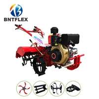 farmland 178 micro tiller diesel pastoral management machine weeding loose soil rotary ditch multi function orchard machine
