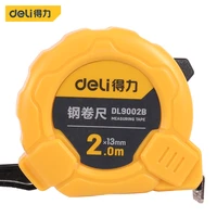 deli household 1 pcs 2m universal retractable precision tape measure abs plastic ruler shell woodworking portable measuring tool