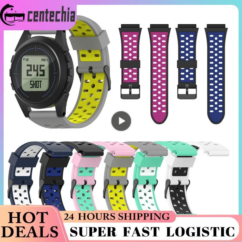 Gps Watch Three Universal Two-color Silicone Watchband