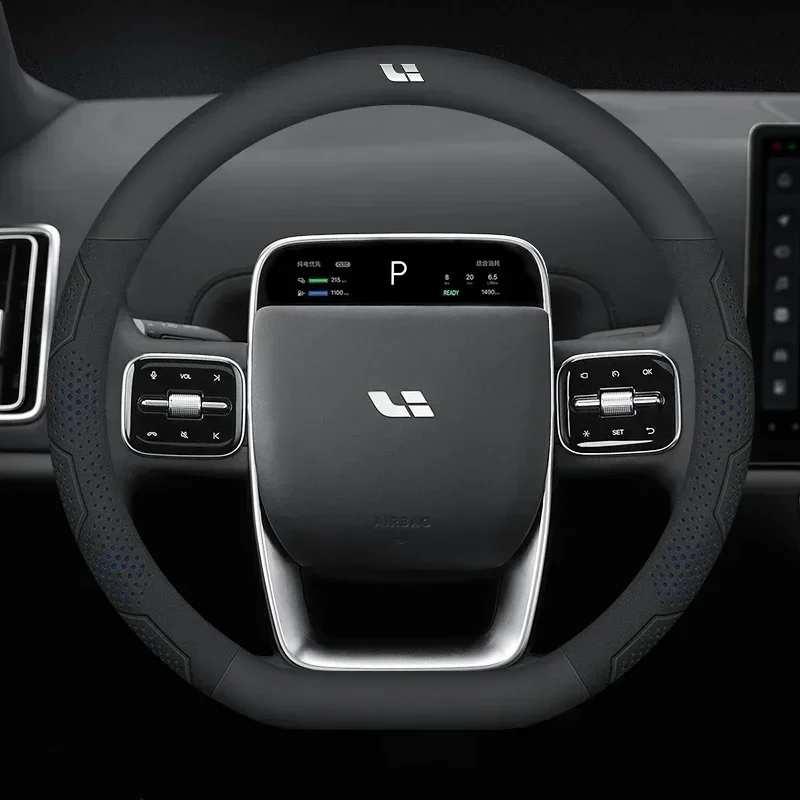 

Замшевый чехол на руль автомобиля из углеродного волокна для Ideal Lixiang IDEAL Li Auto One L6 L7 L8 L9 MEGA, автоаксессуары