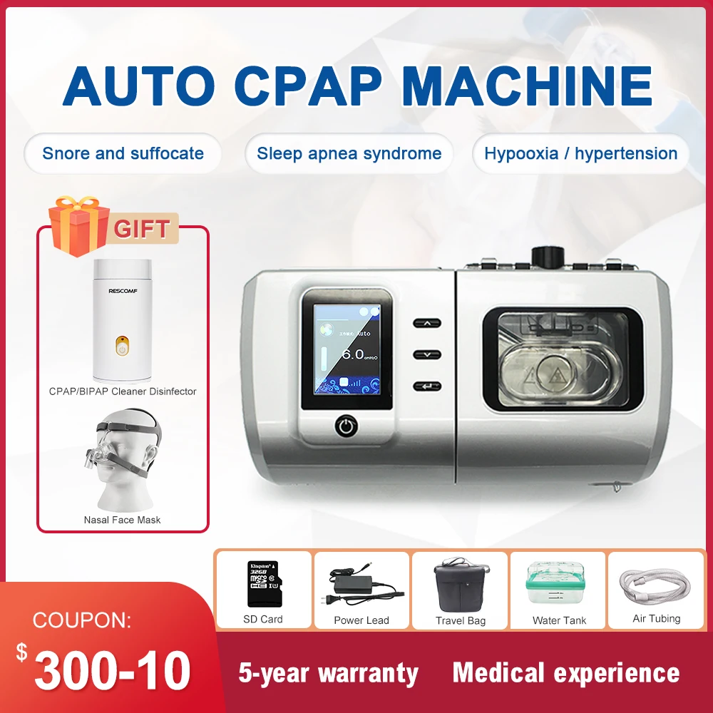 

Автоматическая машина для храпа Resoxy DS6 CPAP, медицинский умный апноэ Cpap для сна, аппарат для храпа, вентилятор против храпа с аксессуарами