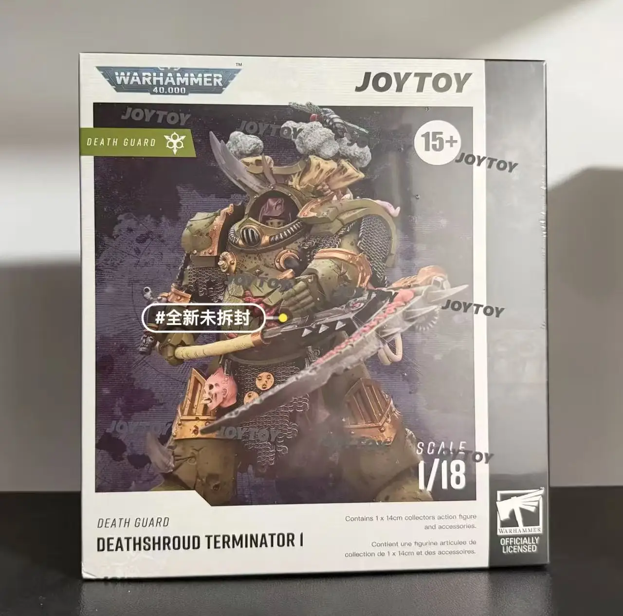 Фото 【ZW】JOYTOY Warhammer 40K 1/18 Фигурка Death Guard Deathshroud Terminator 1 №1
