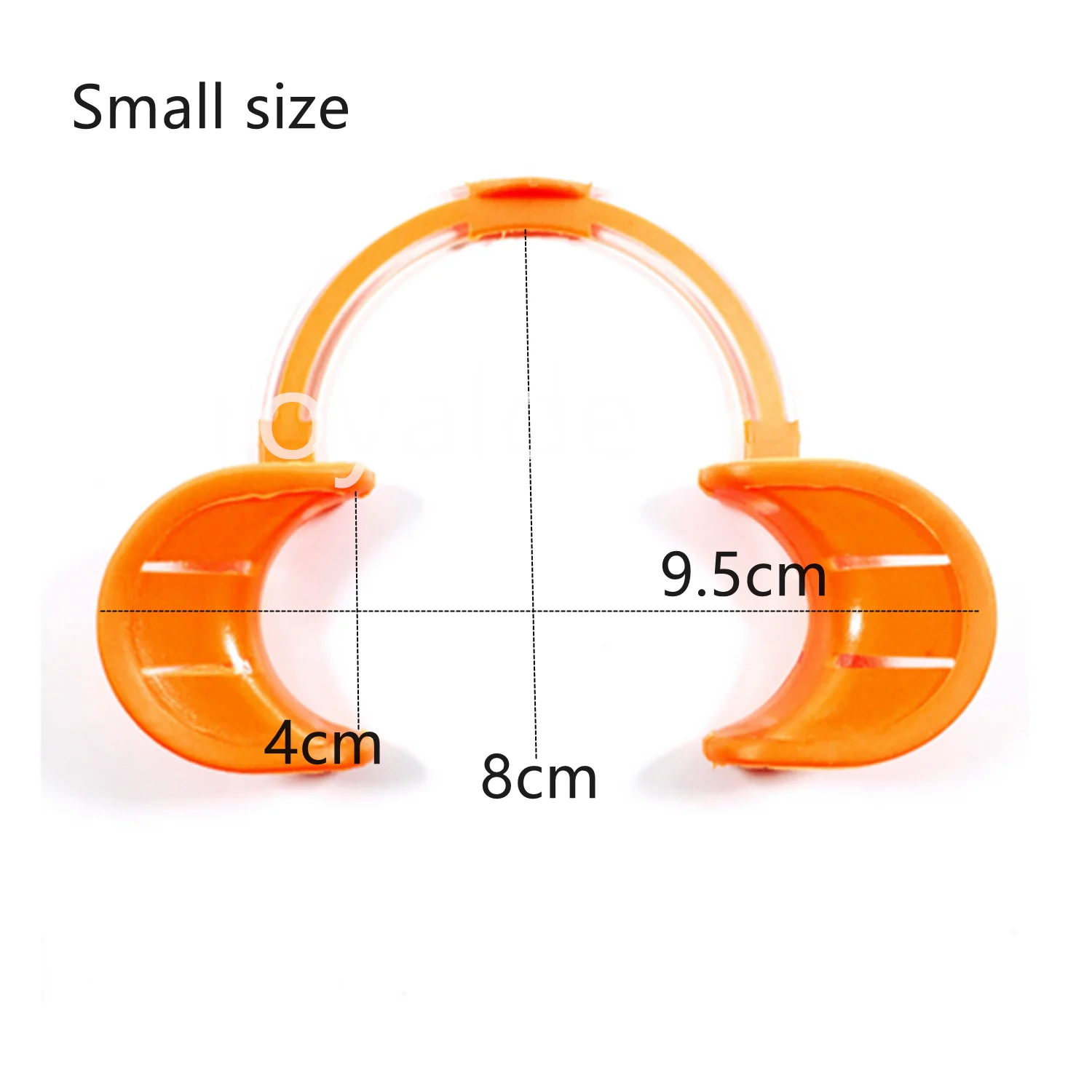 

1-50Pcs Dental Orthodontic C-Type Mouth Opener Cheek Retractor Silicone Soft Orange Small