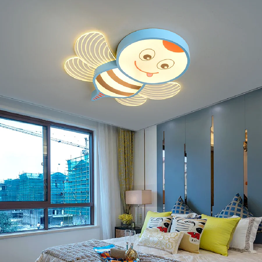 

Nordic home decoration children's lamp bedroom decor led lamp lights for room dimmable ceiling light lamparas indoor lighting