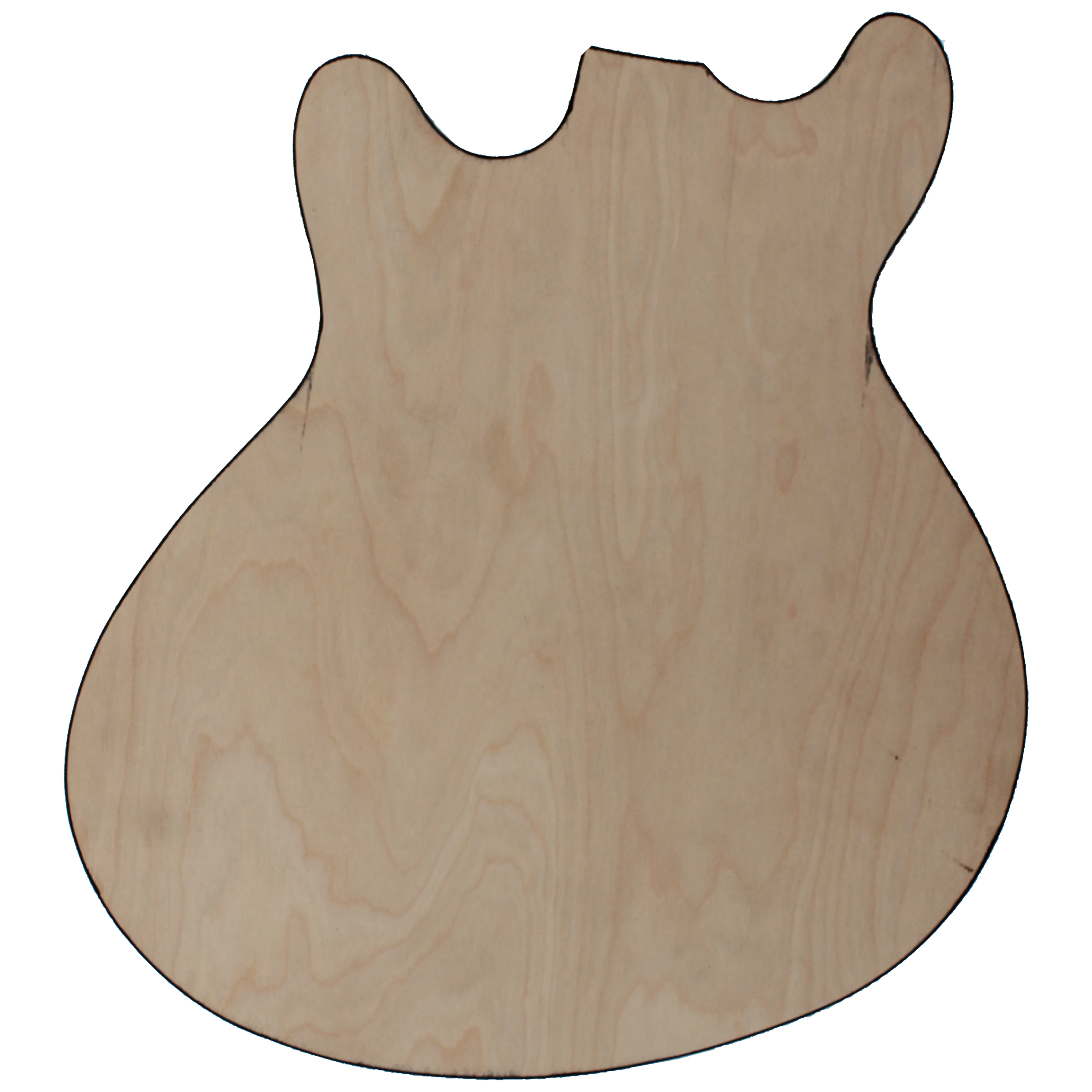 Корпус для гитары Jazz Starcaster черный корпус без рисунка