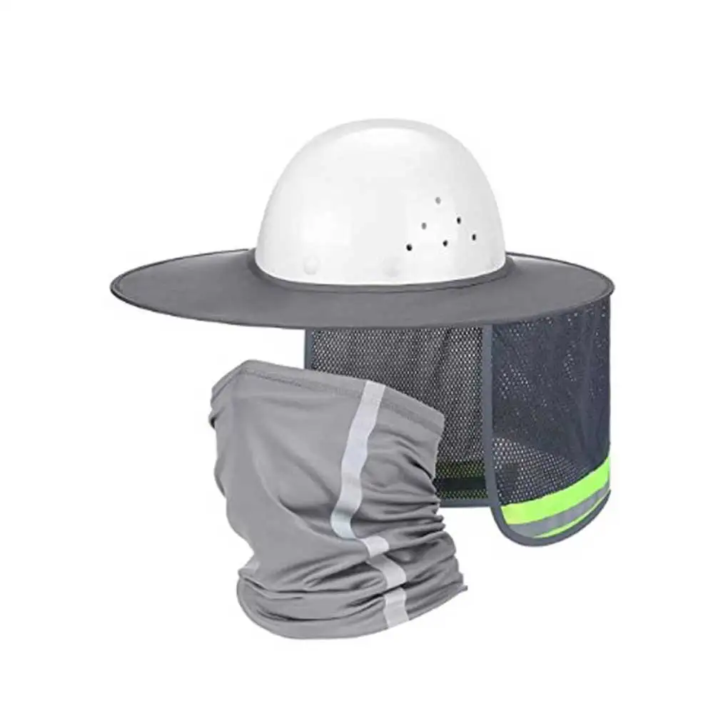 

1/2/3 Summer Sun Shades Protection Helmet Reflective Style Multi-color Reusable Helmets Visor for Preventing Sunburn Gray