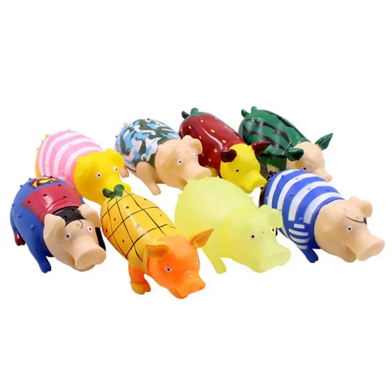 

Unique Design Dog Sound Toys Tangamine Material Pet Toys Not Afraid Of Evil Pet Chewing Toys Dog Toys Cute Pig Shape Vocal Tube