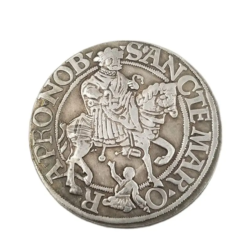 

Germany Silver Plated Coins Copy Collectibles Coin Home Decoration Magic Coin Lucky Fortune Toy Coins Christmas Gifts