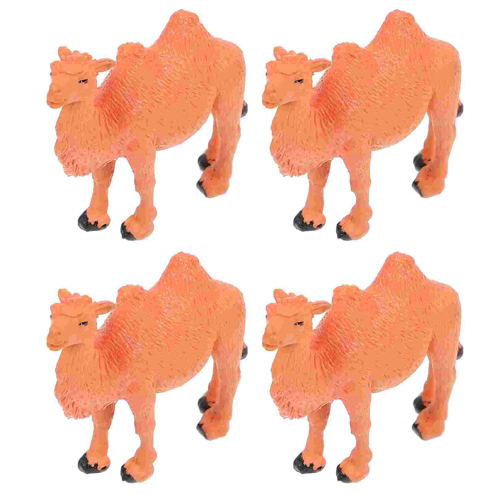 

4Pcs Camel Figurines, Wild Model Llama Toys Camel Toys Figurines Set Camel Model Home Decor Miniature Statue for Boys Party