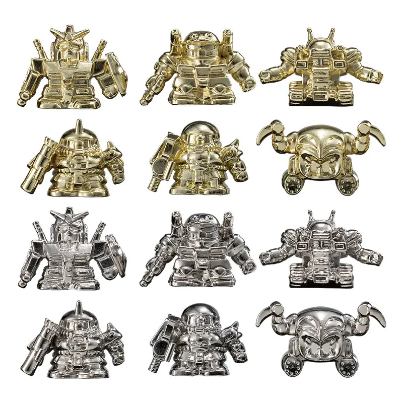 Фото Оригинальные игрушки Bandai Gundam Gachapon, серия Q-версии, капсульные игрушки, фигурки из мультфильмов и аниме, модели для украшения рабочего стола, подарки. №1