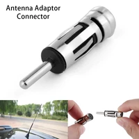 new auto alloy connector aerial plug iso to din antenna mast adapter car radio stereo