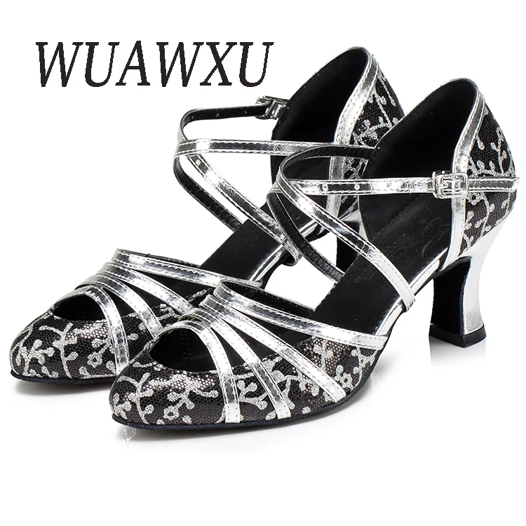 NATASHA2023 Golden Spring and Summer New Indoor Dance Shoes Friendship Dance Shoes Adult Dance Shoes Medium High Heel Shoes