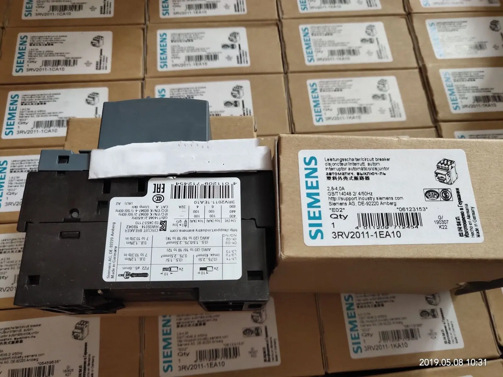 

3RV2011-1EA10 Brand New Siemens 3RV2011-1EA10