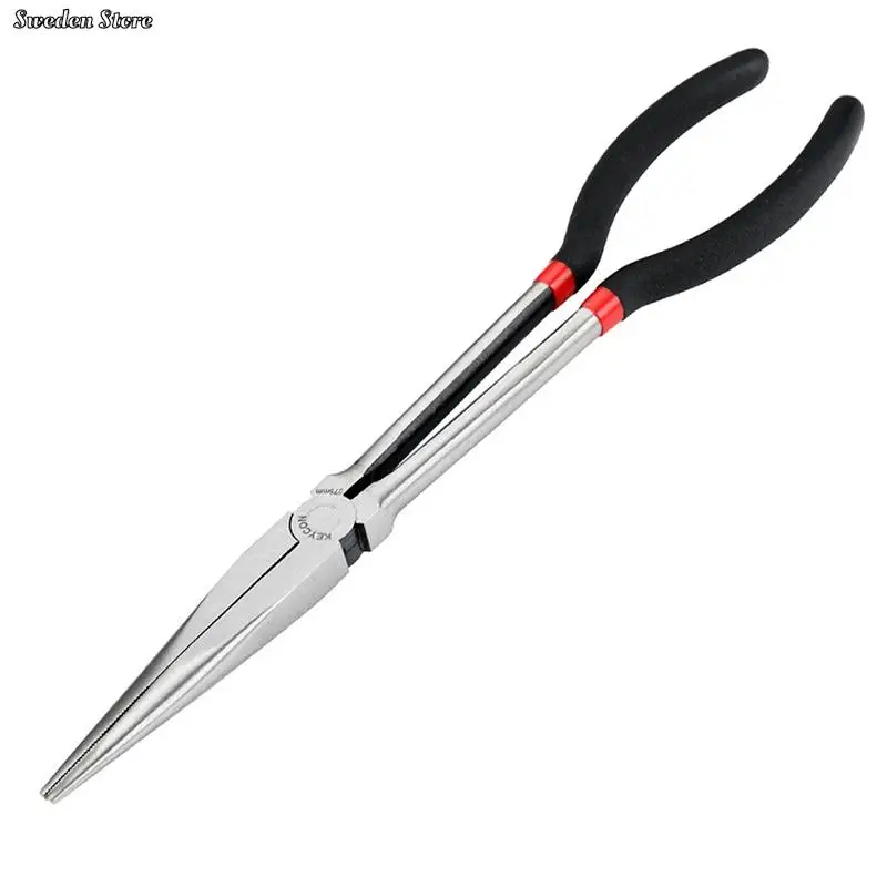 

1pc Multifunctional Fishing Pliers Curve Straight Long Handle Carbon Steel Gripper