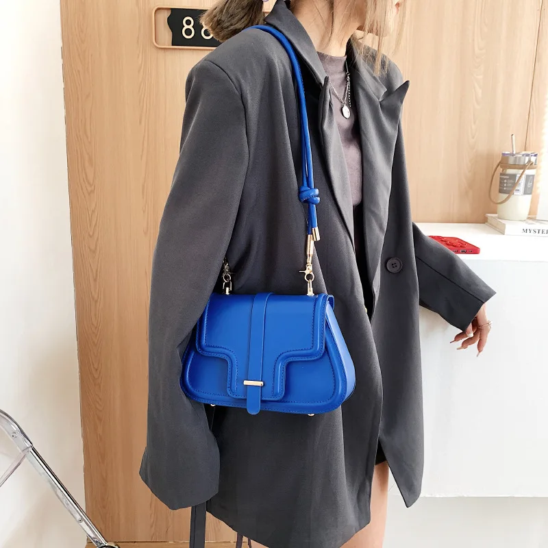 Brand Designer Flap Shoulder Bags For Women 2022 PU Leather Spring New Fashion Saddle Women's Crossbody Bag Female Handbags