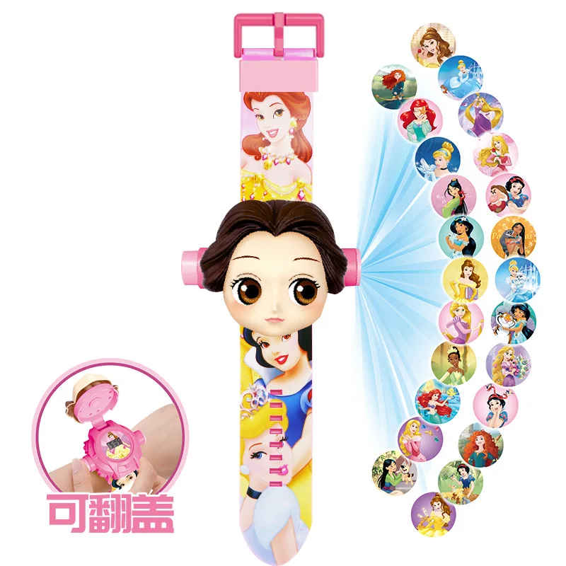 Часы Disney Холодное сердце для девочек детские светящиеся часы Эльзы школьные