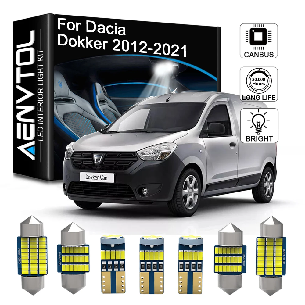 

Задняя фара AENVTOL для Dacia Dokker Van Stepway 2012 2013 2014 2015 2016 2017 2018 2019 2020, автомобильные аксессуары