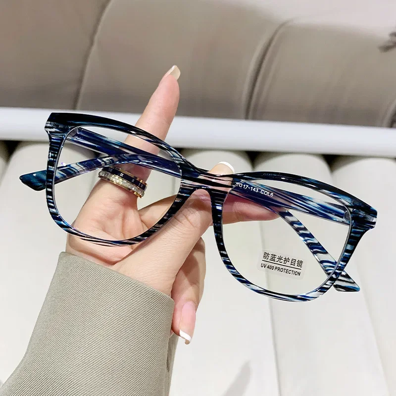 DYTYMJ Cat's Eye Anti-Blue Light Glasses Frame Women Classic Retro Leopard Print Spectacle Frames Eyewear