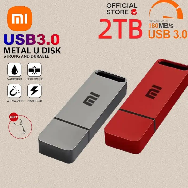 Оригинальный флеш-накопитель Xiaomi Pen Drive 2 ТБ USB 3 0 металлический большой емкости 1