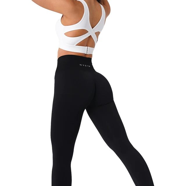 NVGTN Solid Seamless Leggings Women Soft Workout Tights Fitness Outfits Yoga Pants High Waisted Gym Wear Spandex Leggings 1