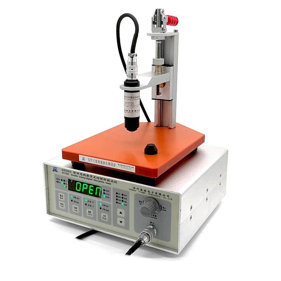 

Supplier of resistivity meter with double electric and four probe method