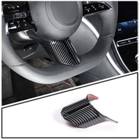 abs carbon fiber car styling steering wheel decorative frame panel cover trim for mercedes benz c class w206 2022 auto accessory
